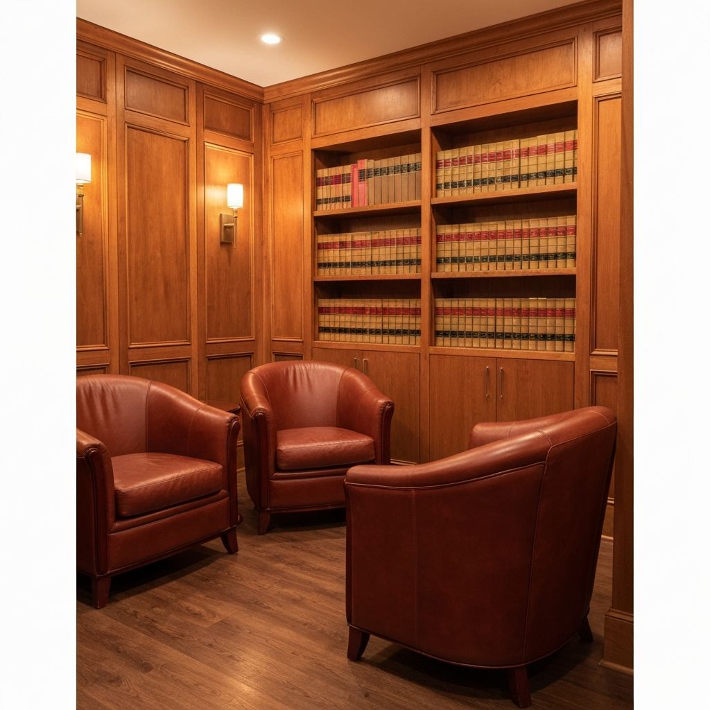 Professional law office consultation space